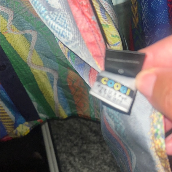 COOGI Colorful Patterned Men's Shirt Jacket - Picture 8 of 8